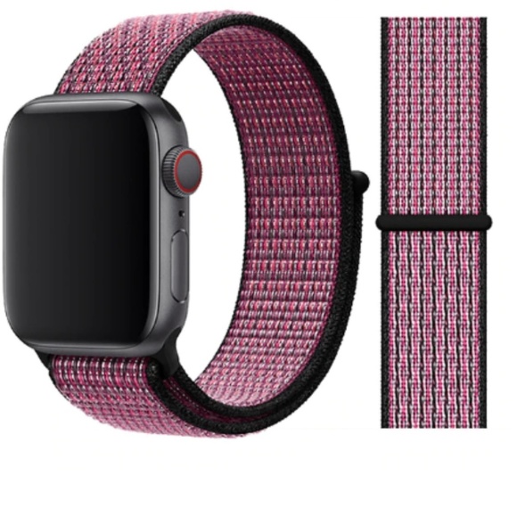 NEW BAND Pink Blast Strap Loop For Apple Watch - Picture 3 of 7